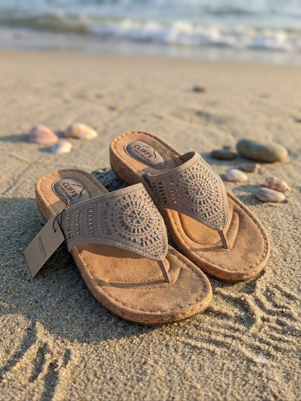 Cliffs by White Mountain Cienna Wedge Sandals